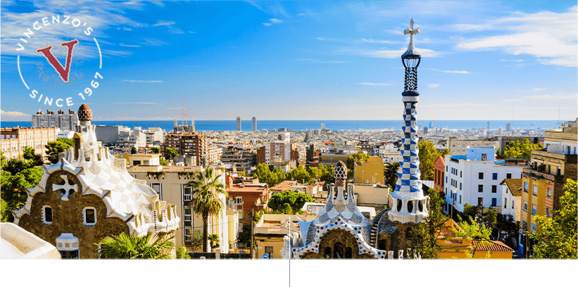 Park Guell in Barcelona, Spain